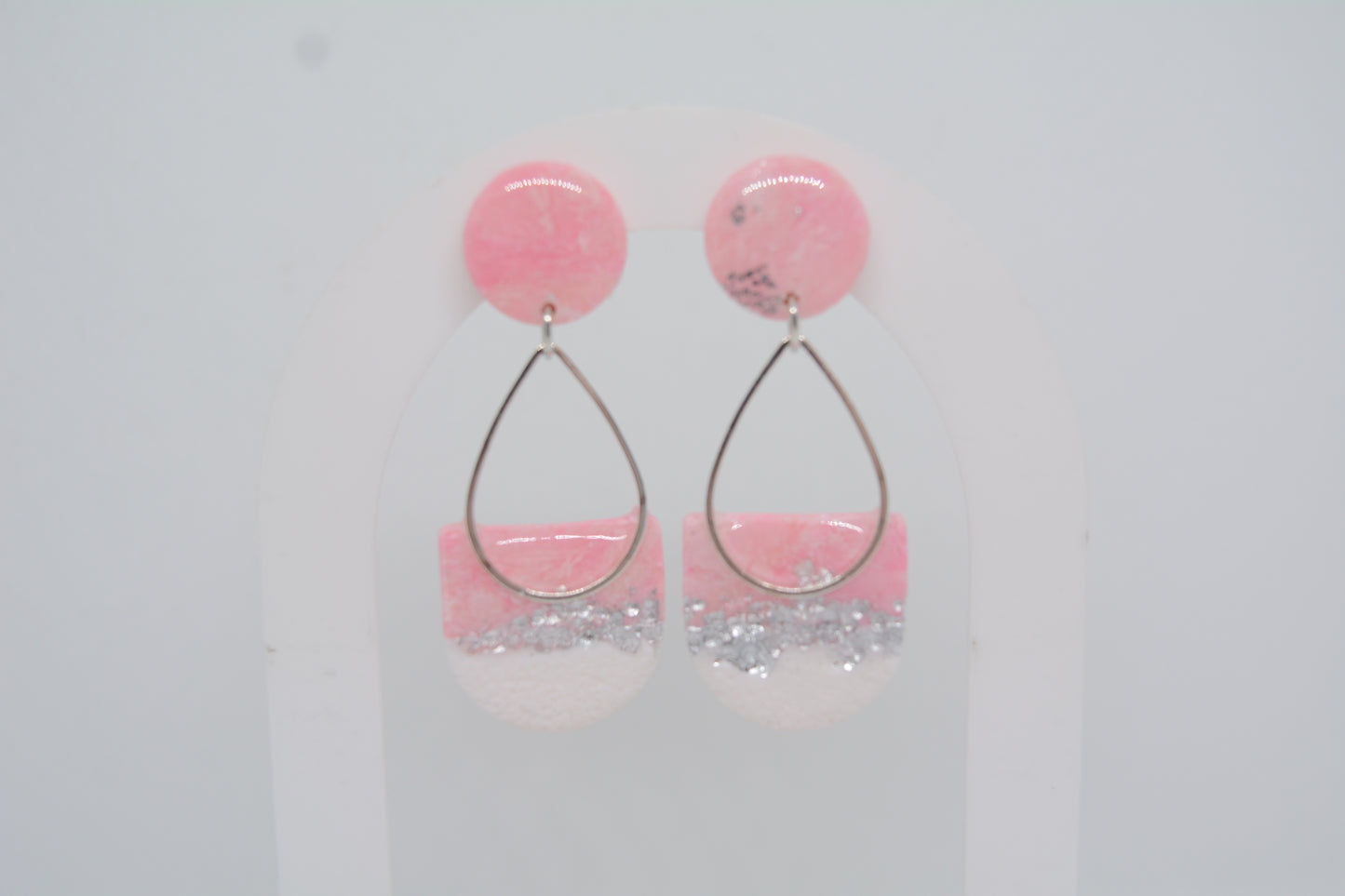 Kelly oorbellen roze