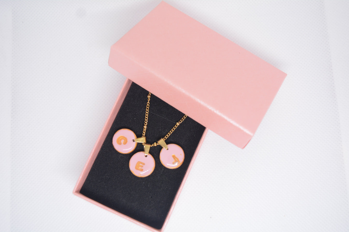 Naam ketting 3 bedels