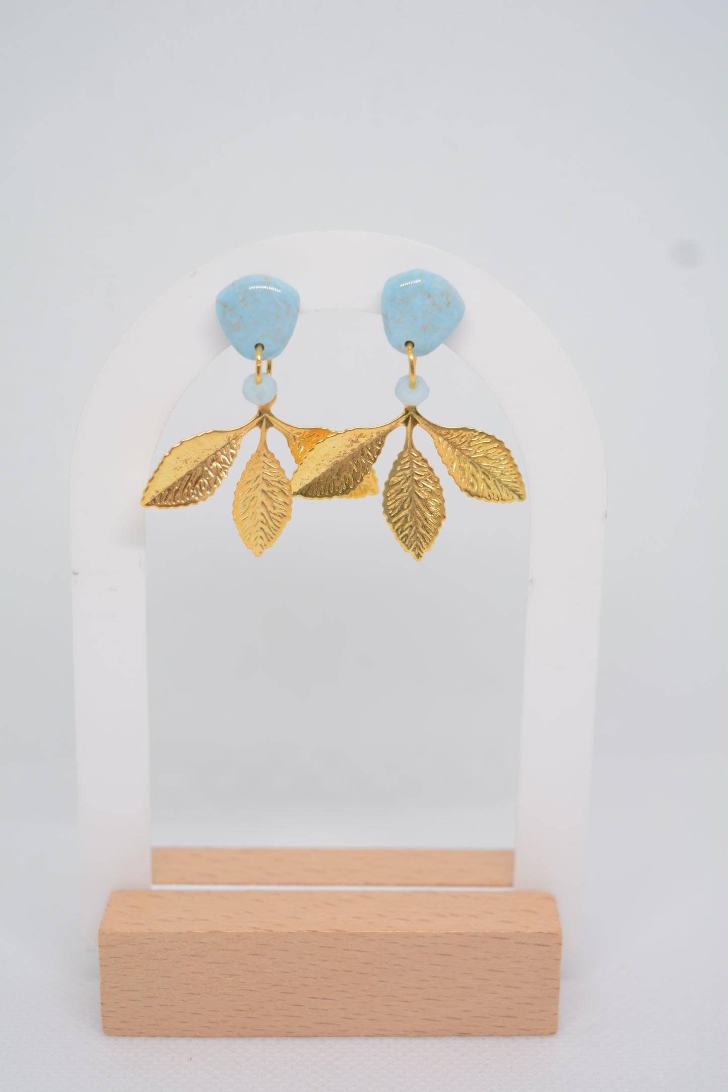 Cyprus oorbellen blauw