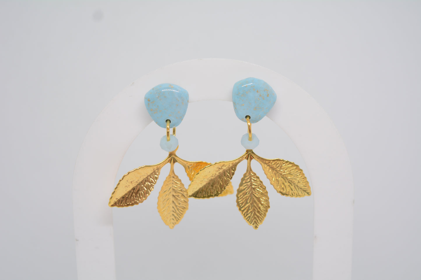 Cyprus oorbellen blauw