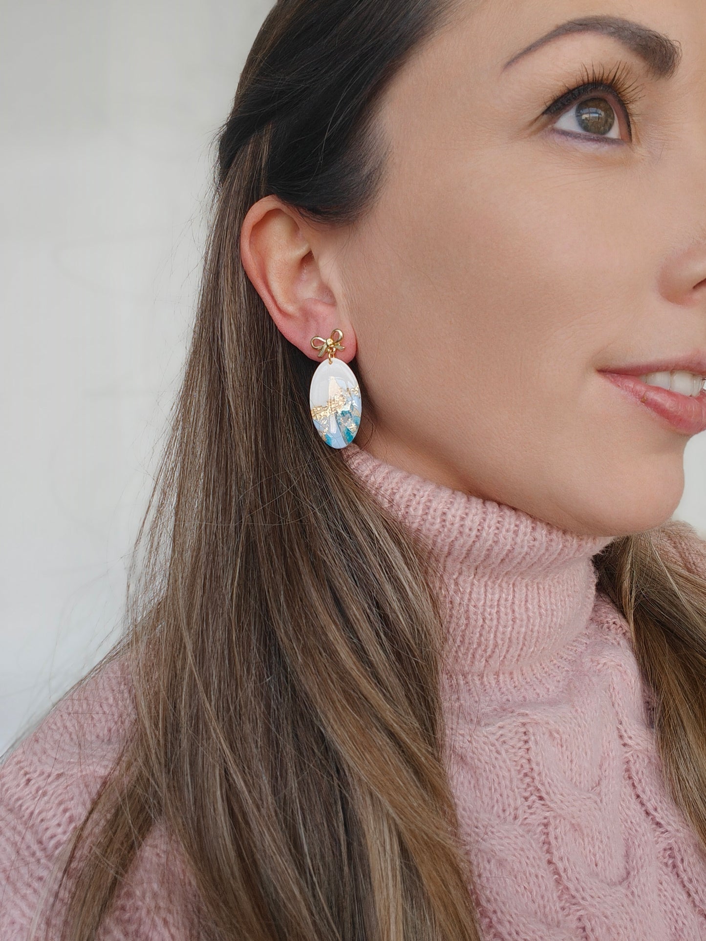Mira oorbellen blauw