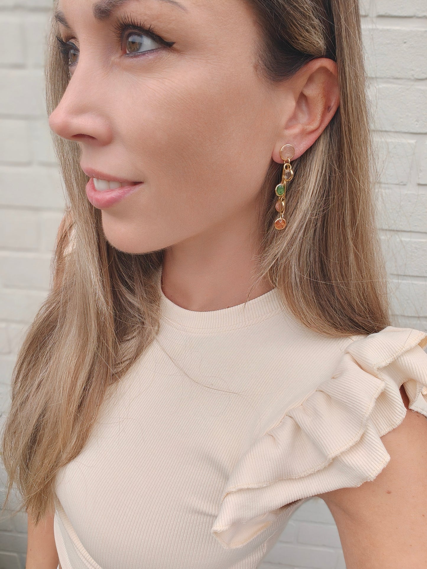 Vivienne oorbellen lang