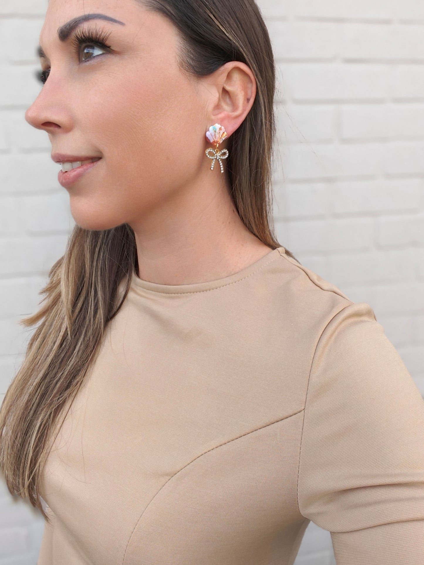 Oorbellen picasso Shell