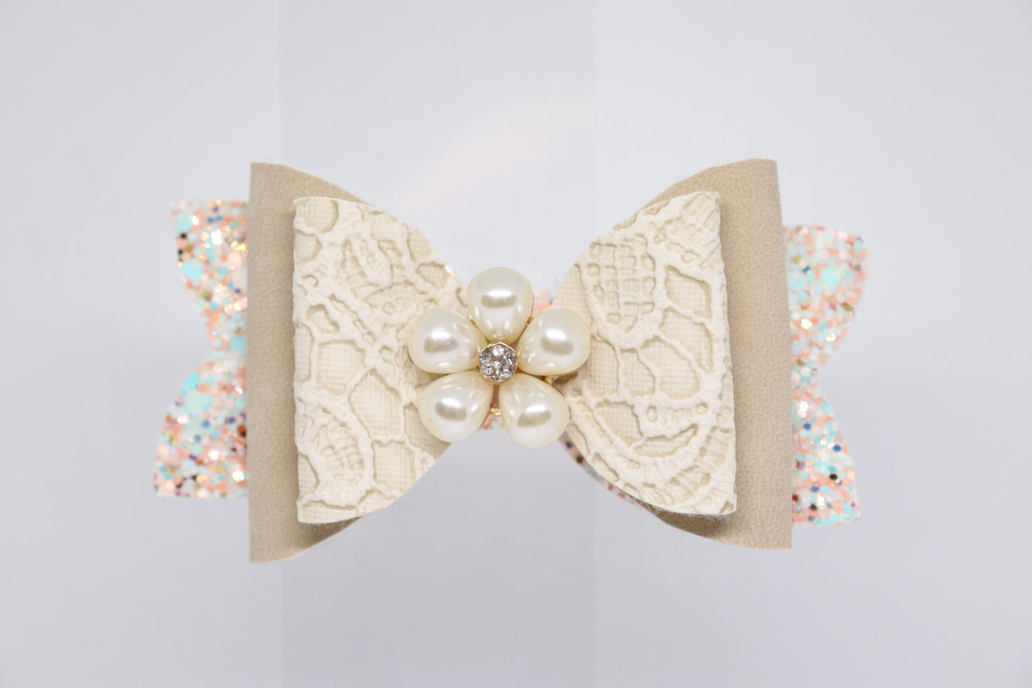 Haarjuweel brown flower