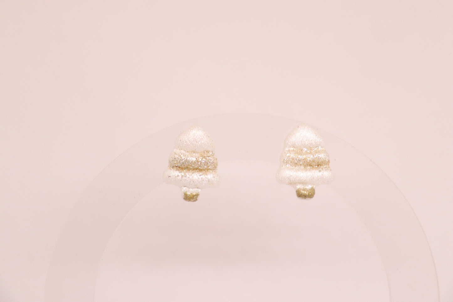 Witte kerstboom studs