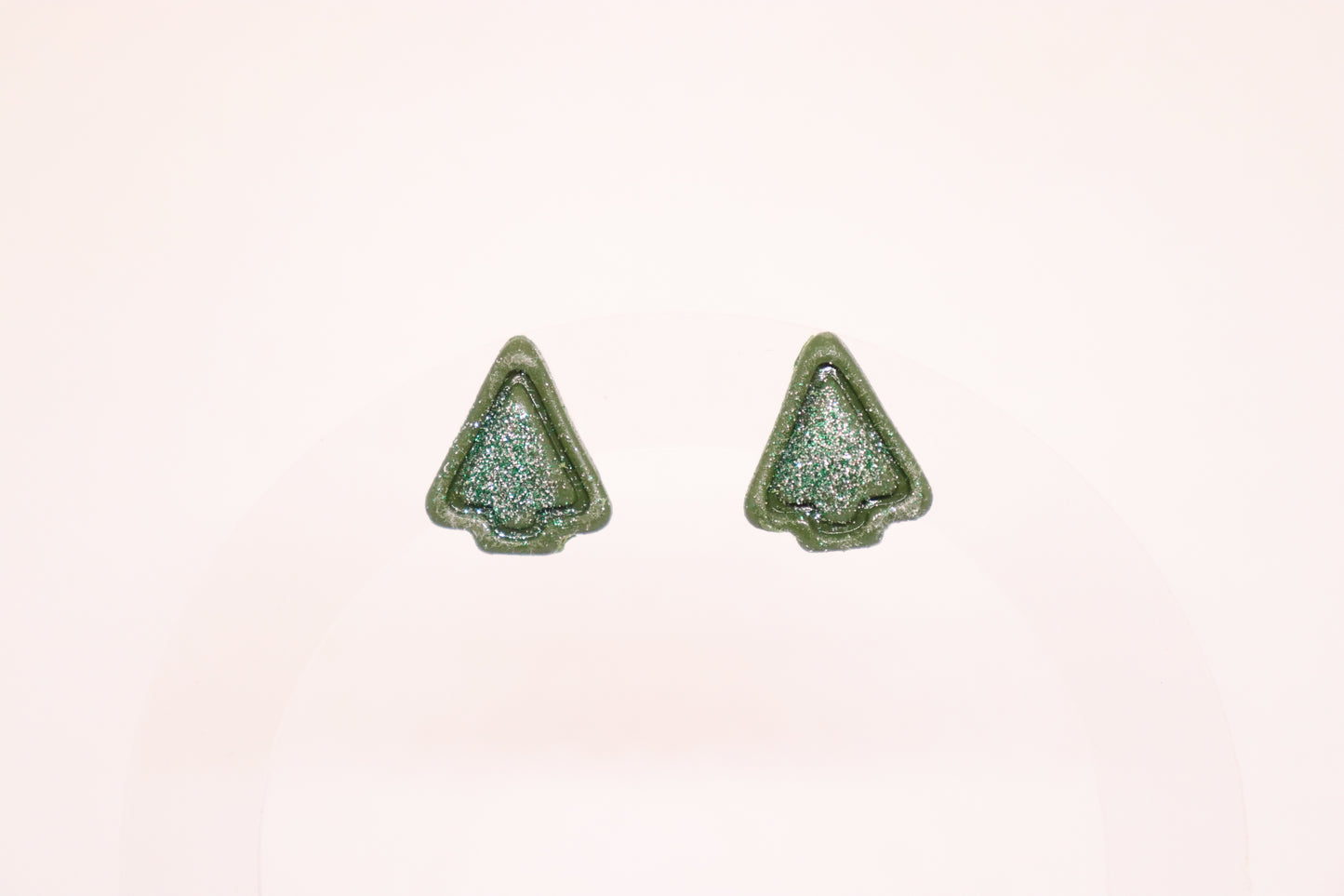 Groene kerstboomstuds