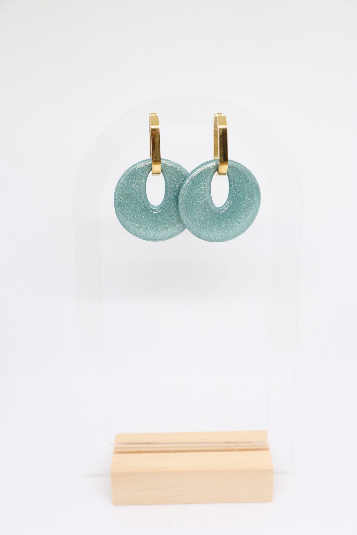 Groene oorbellen Planamar