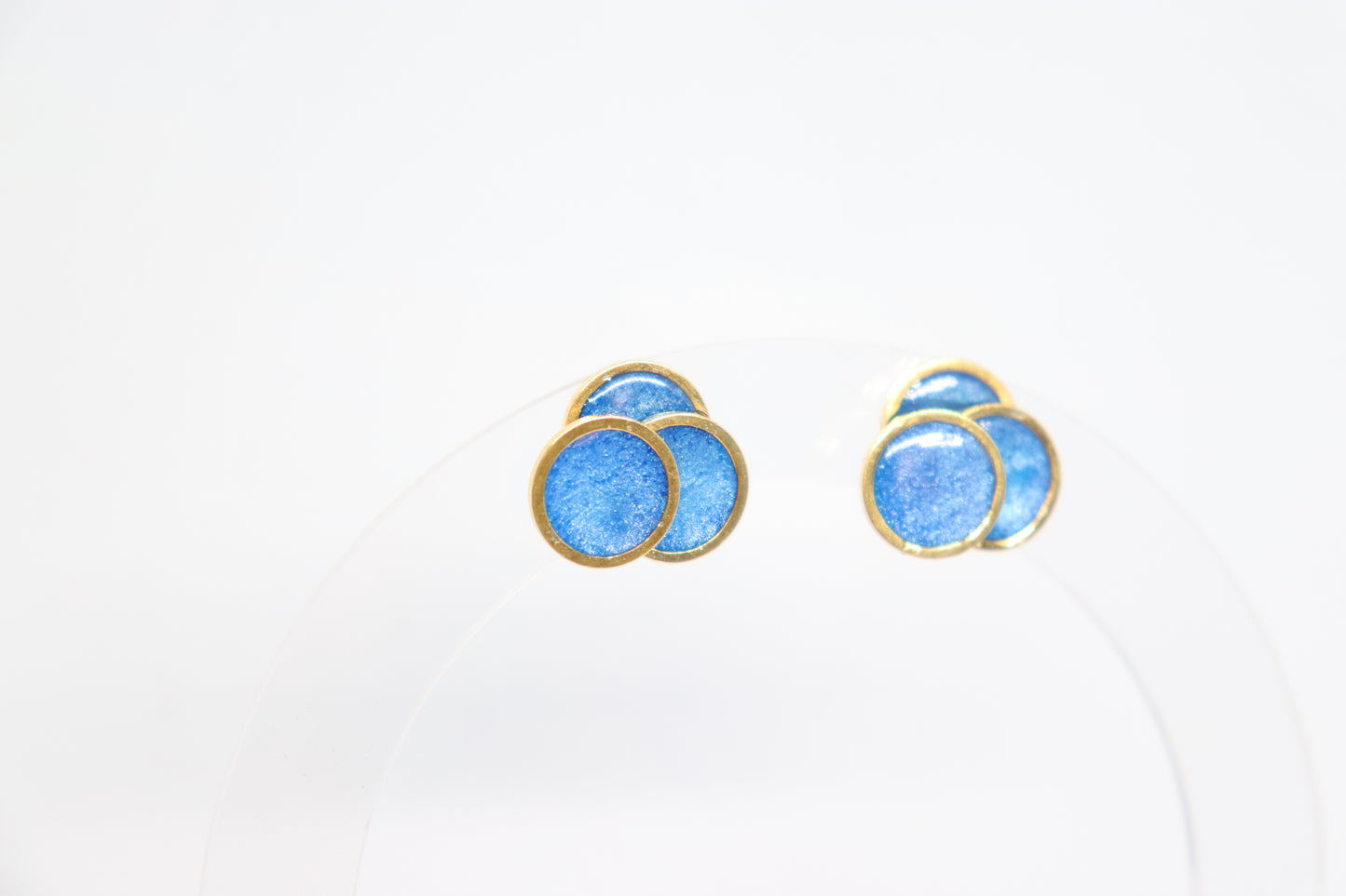 Vivienne oorbellen studs Blauw
