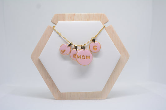 Naam ketting 4 bedels