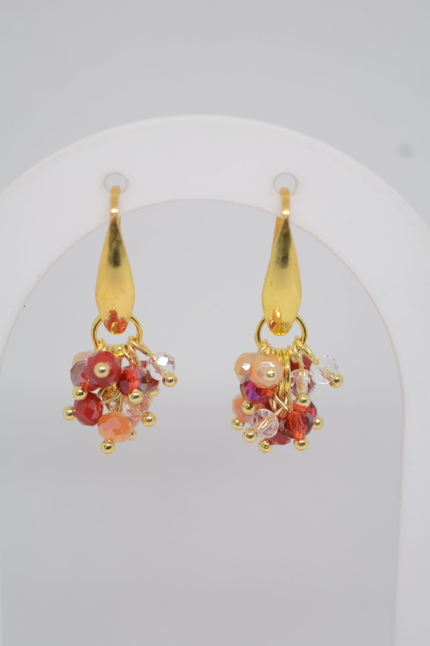 Oorbellen Little Esmeralda rood