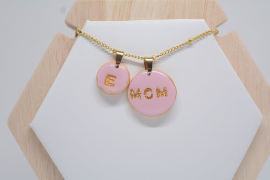 Naam ketting 2 bedels