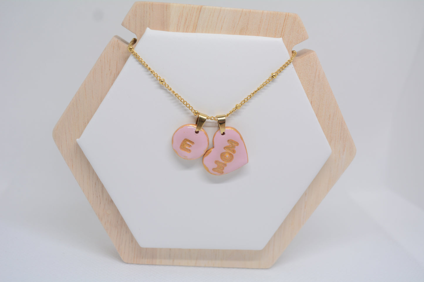 Naam ketting 2 bedels