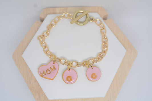 Bedelarmband 3 bedels