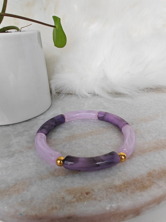 Tube armband paars