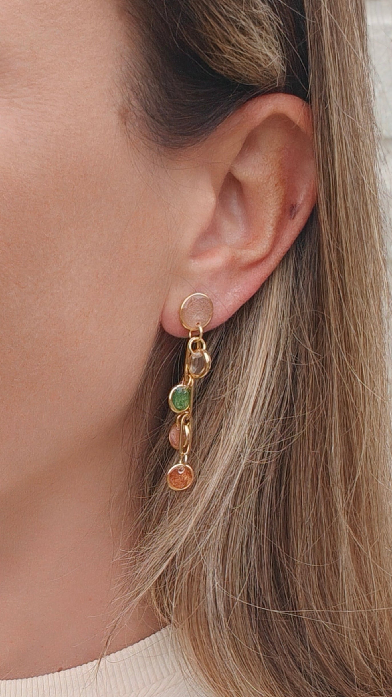 Vivienne oorbellen lang