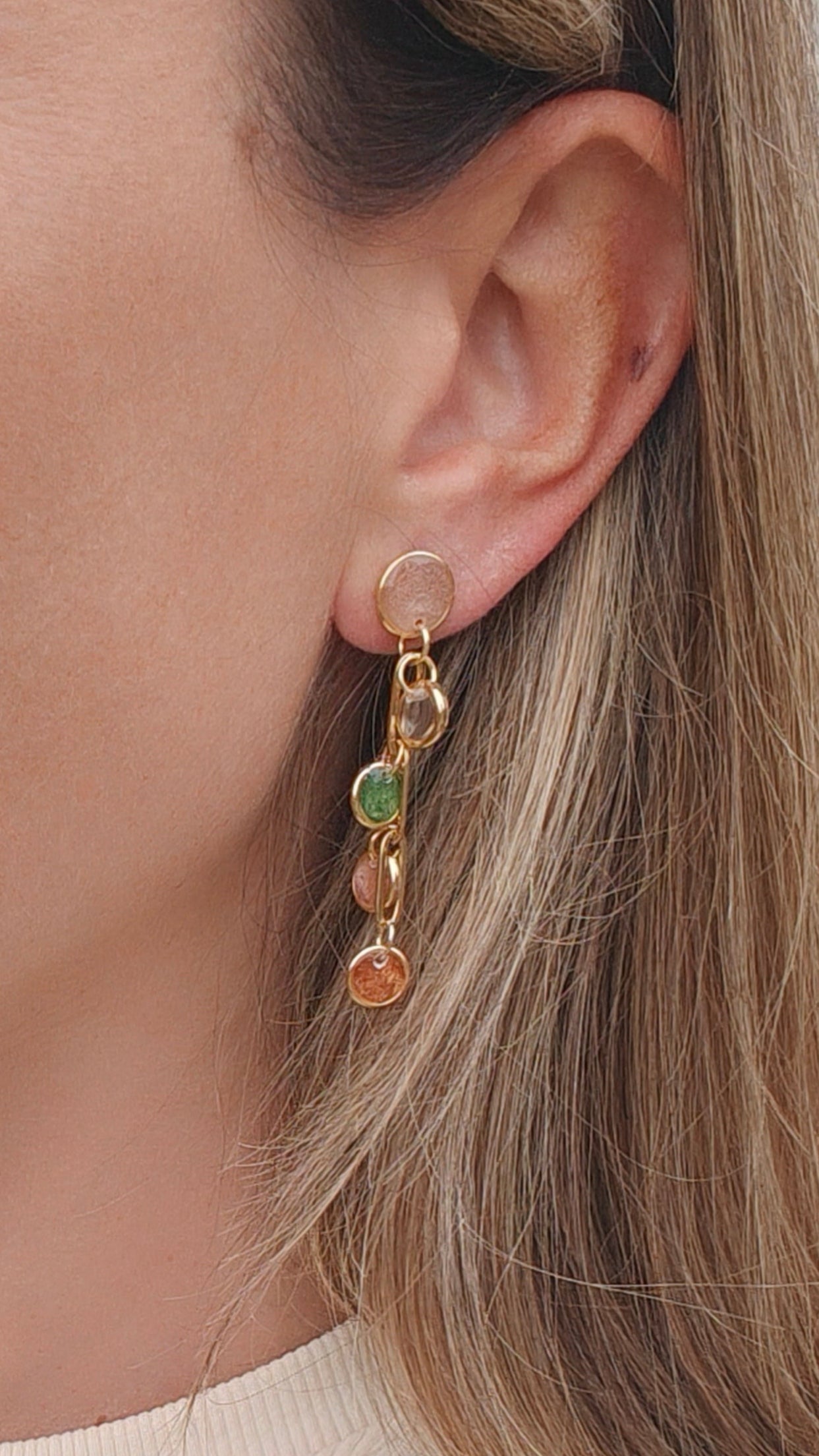 Vivienne oorbellen lang