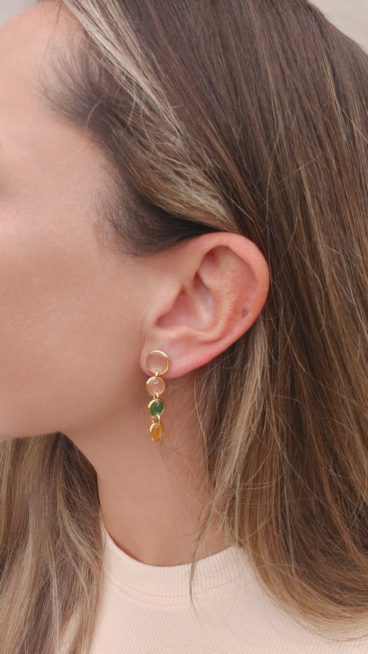 Vivienne oorbellen triplet