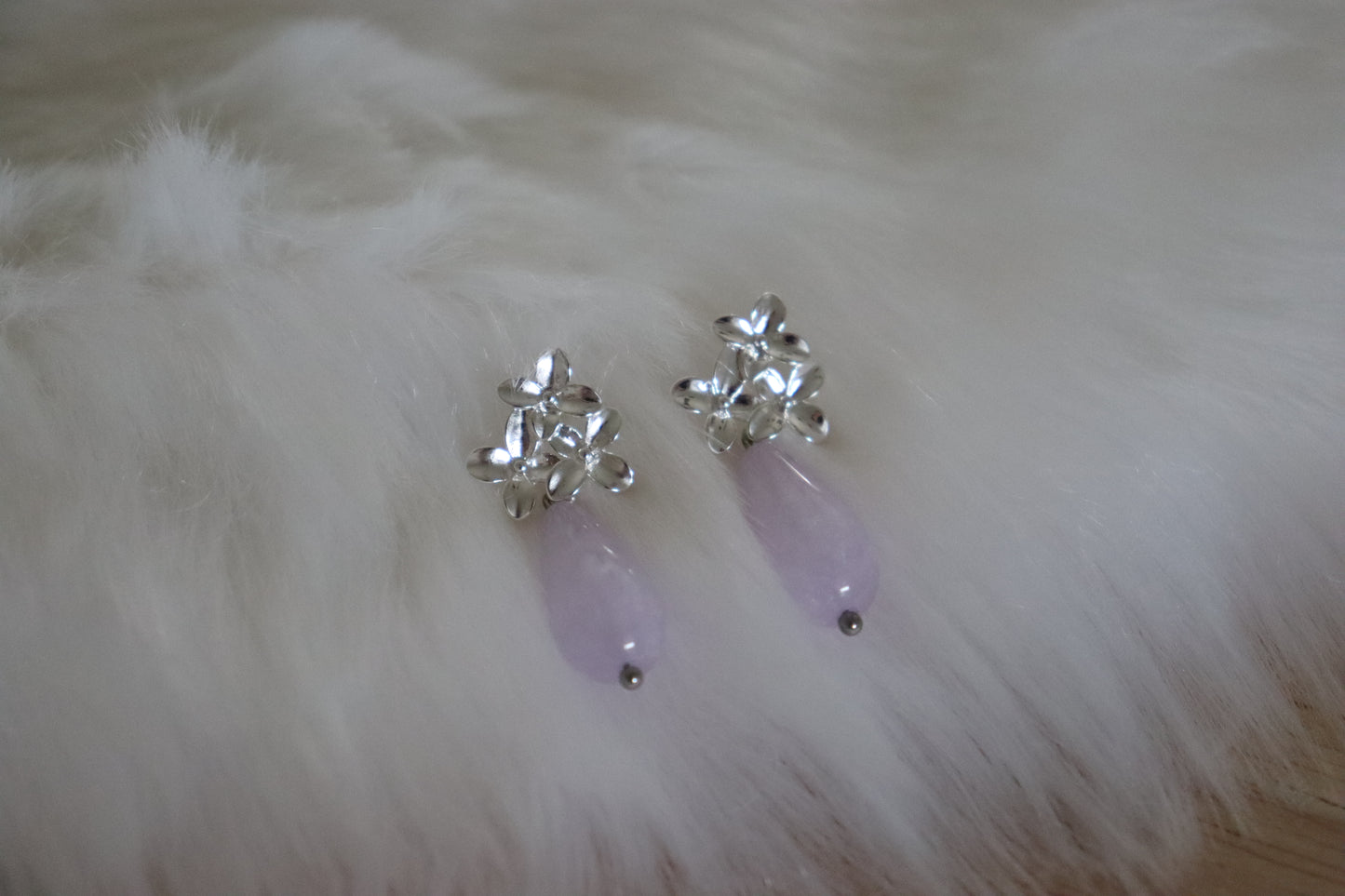 Aurora oorbellen Pastel Lilac