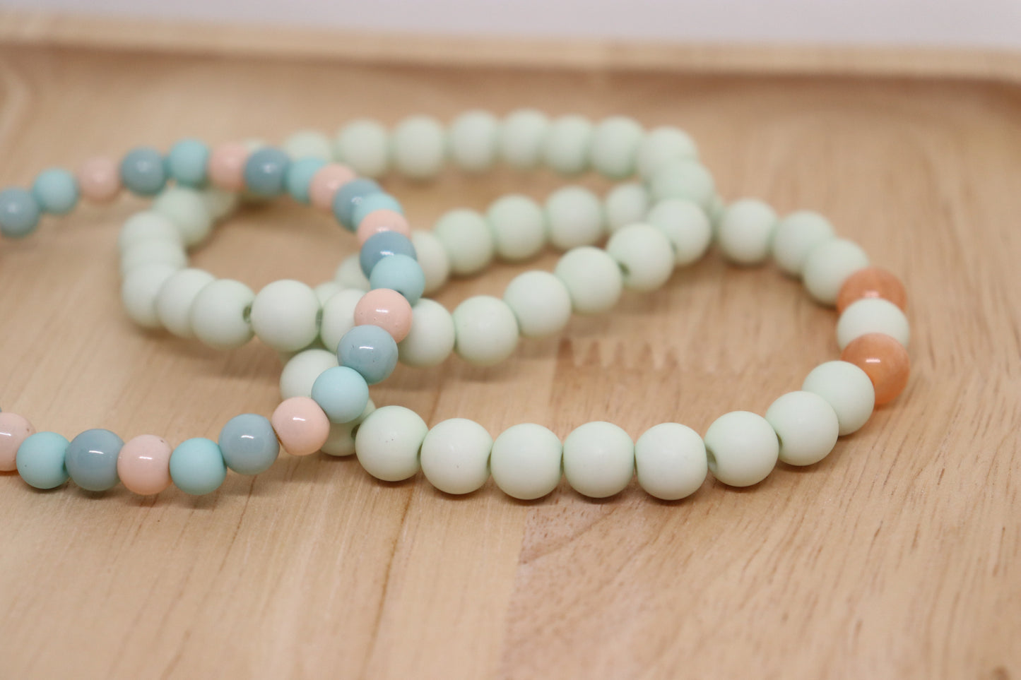 3 delig armband groen