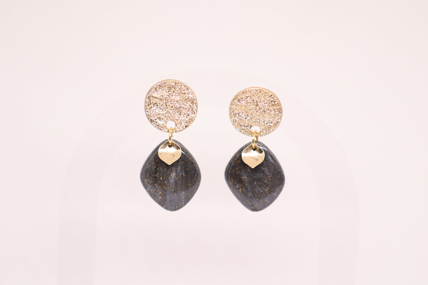 Zwarte oorbellen Gaëlle