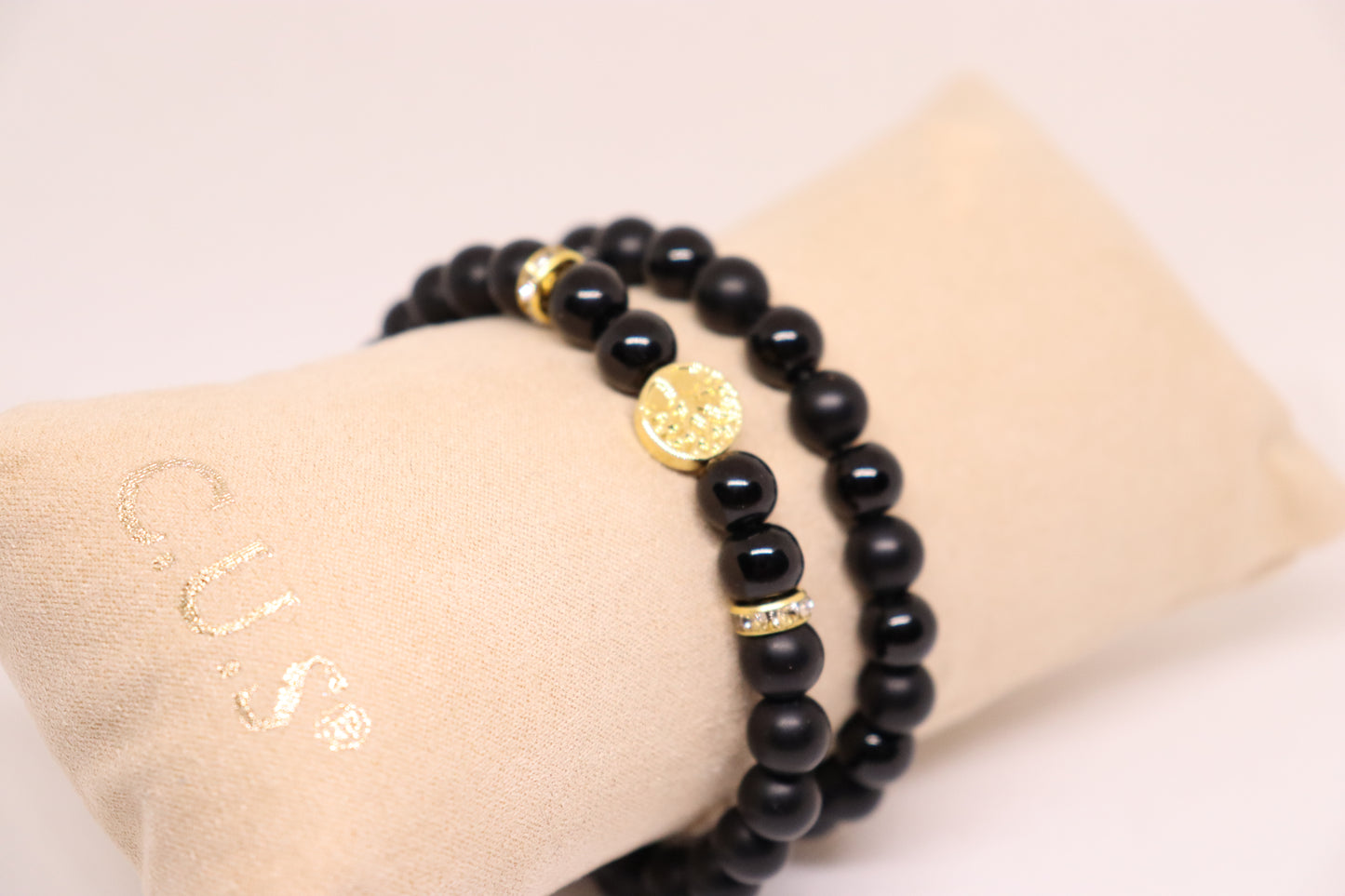 Zwarte armband levensboom