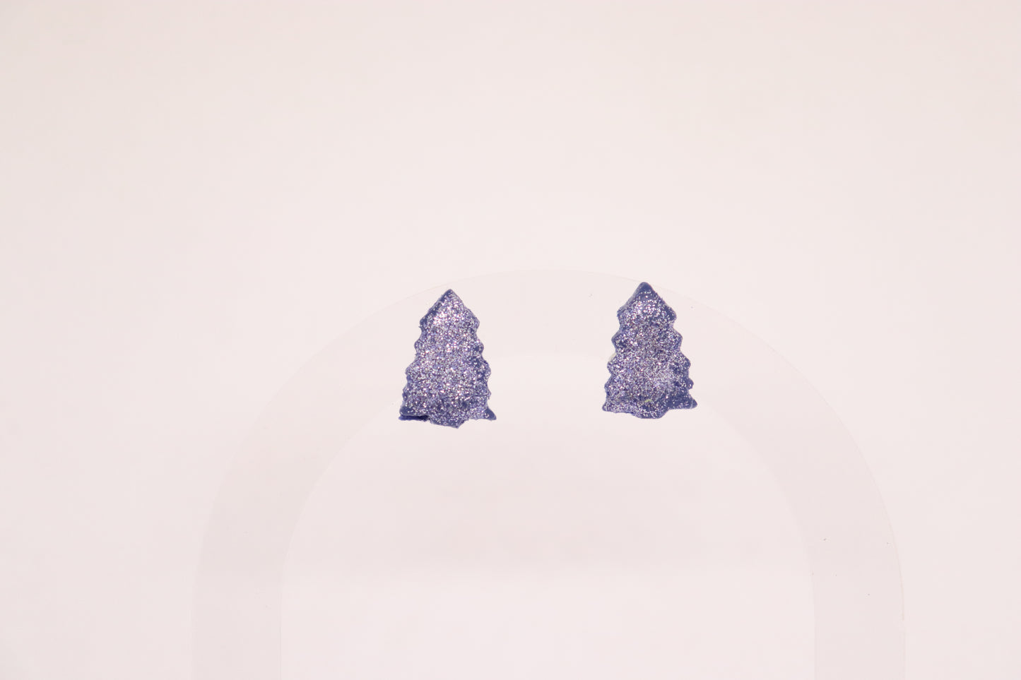 Blauwe kerstboom studs