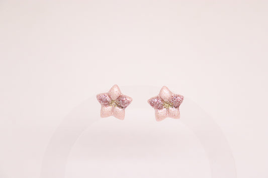 Roze ster studs