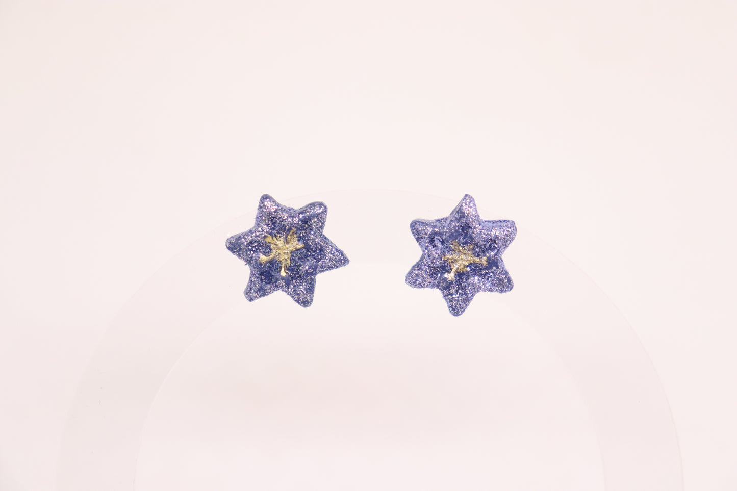 Blauwe ster studs
