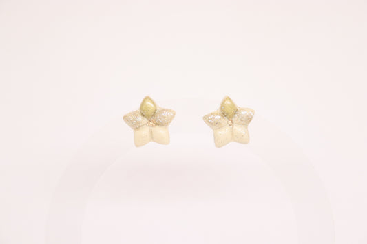 Beige ster studs