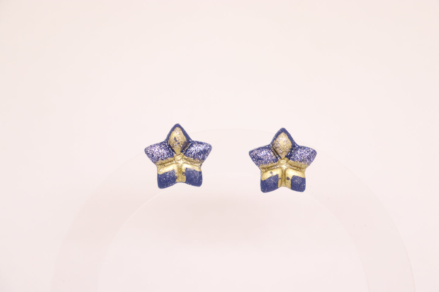 Blauwe ster studs