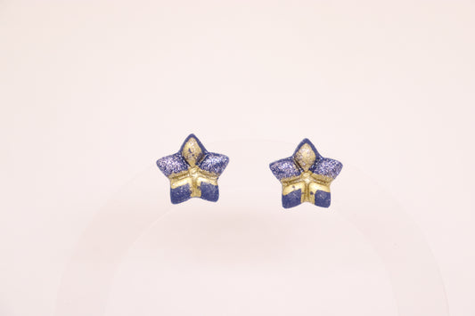 Blauwe ster studs