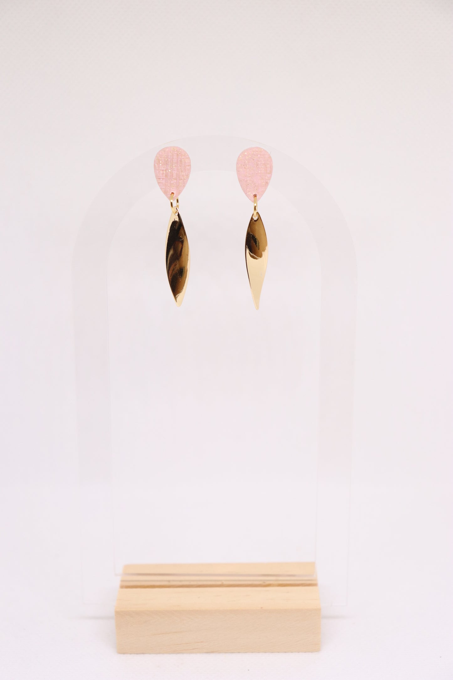 Roze oorbellen Dorothy