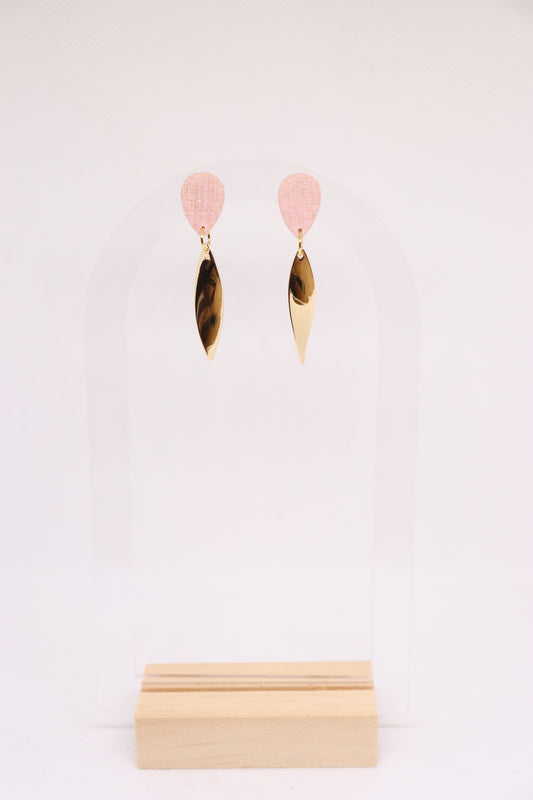 Roze oorbellen Dorothy