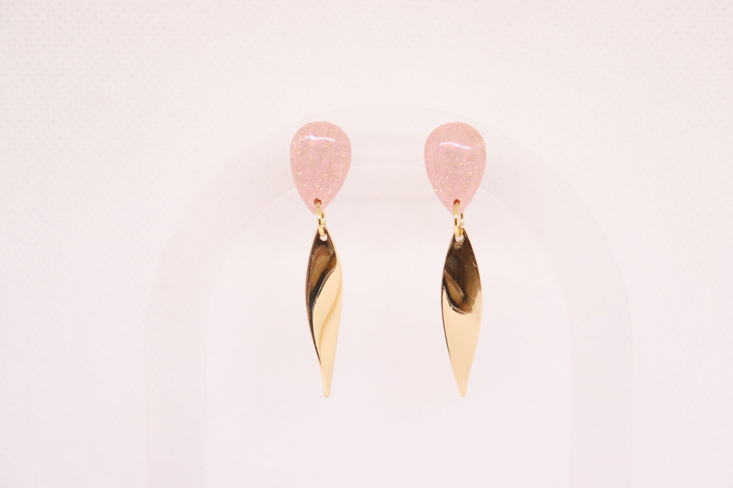 Roze oorbellen Dorothy