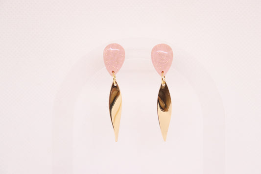 Roze oorbellen Dorothy