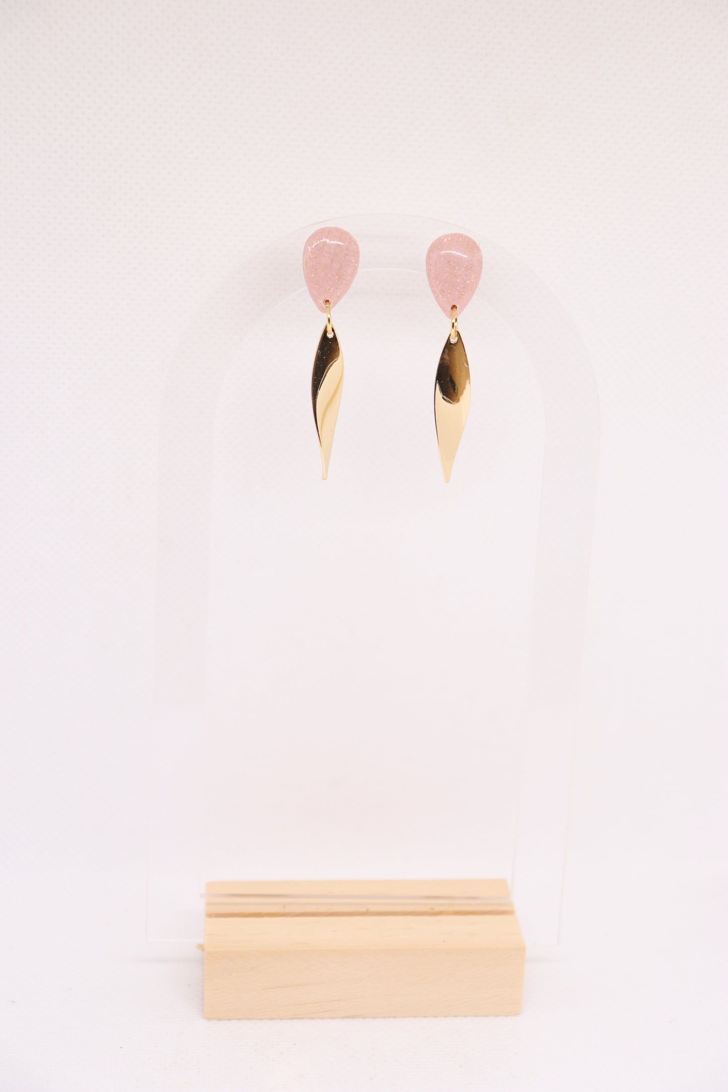 Roze oorbellen Dorothy