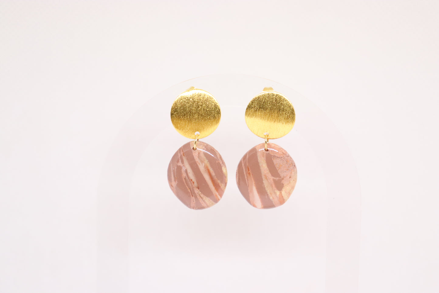 Beige oorbellen Maëlle