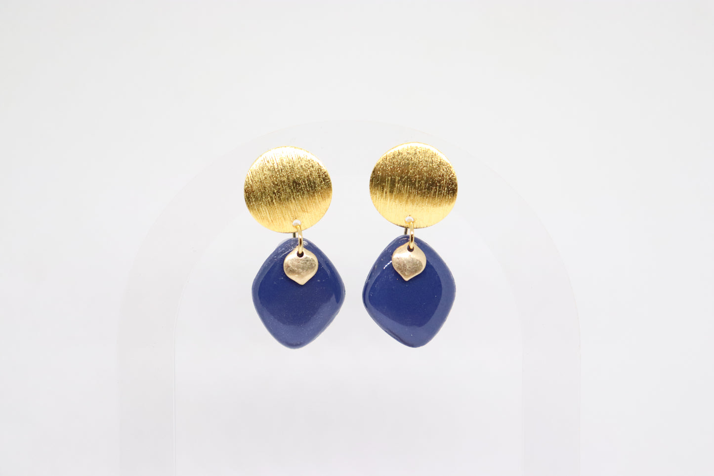 Blauwe oorbellen Gaëlle