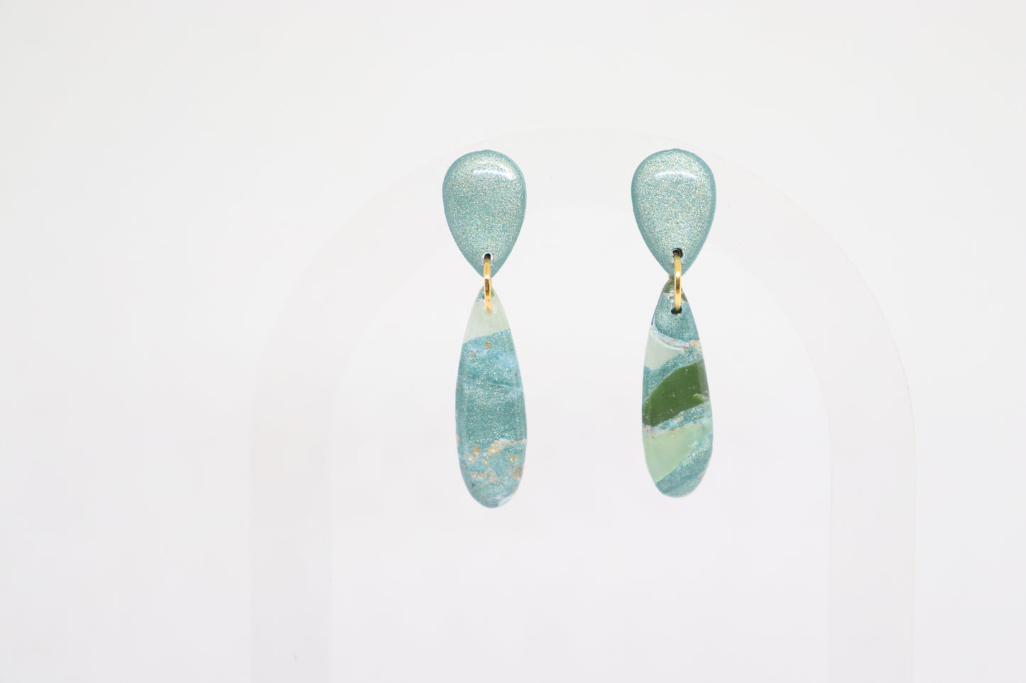 Groene oorbellen Natasha