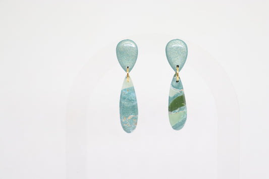 Groene oorbellen Natasha