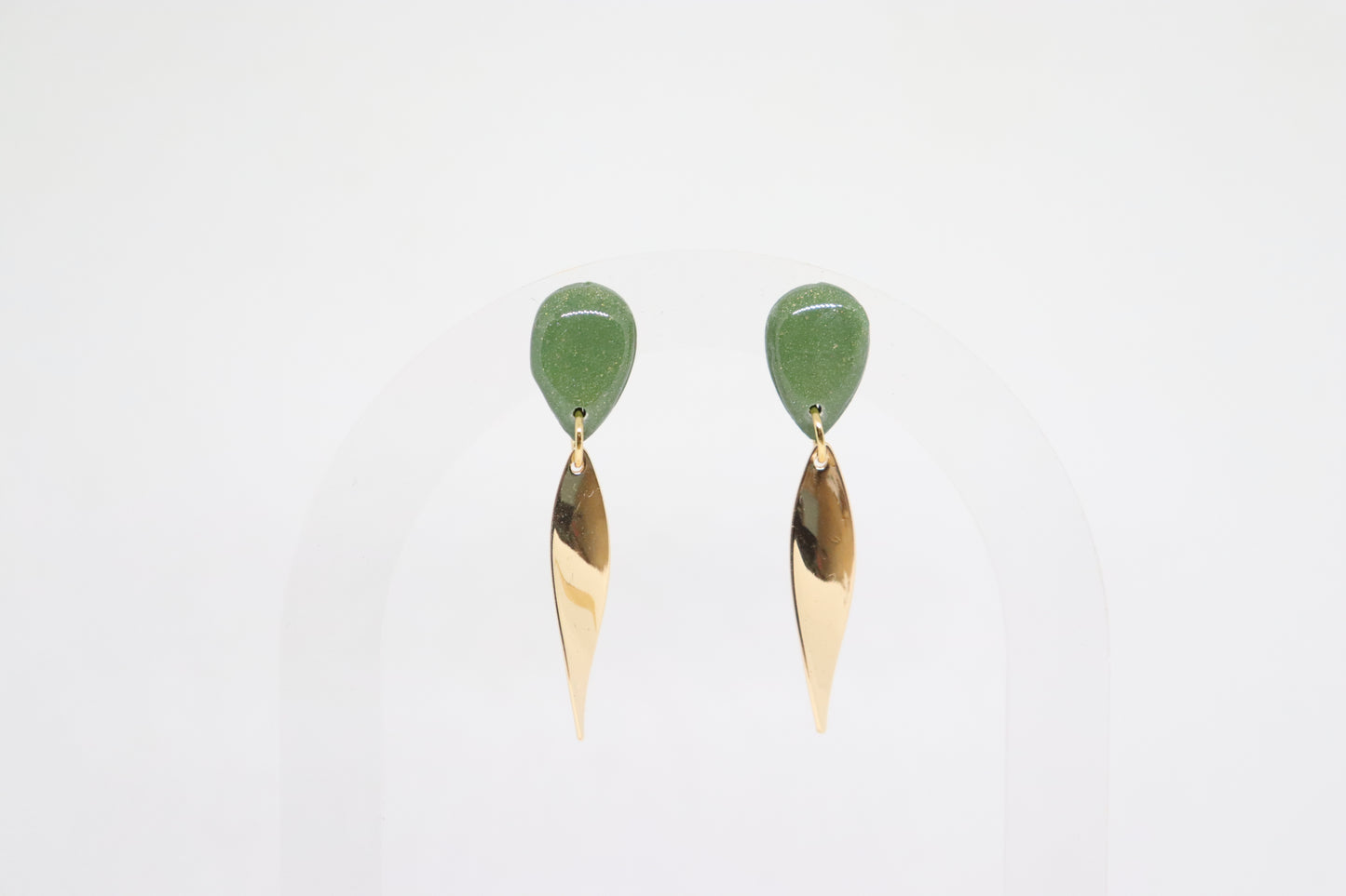 Groene oorbellen Dorothy