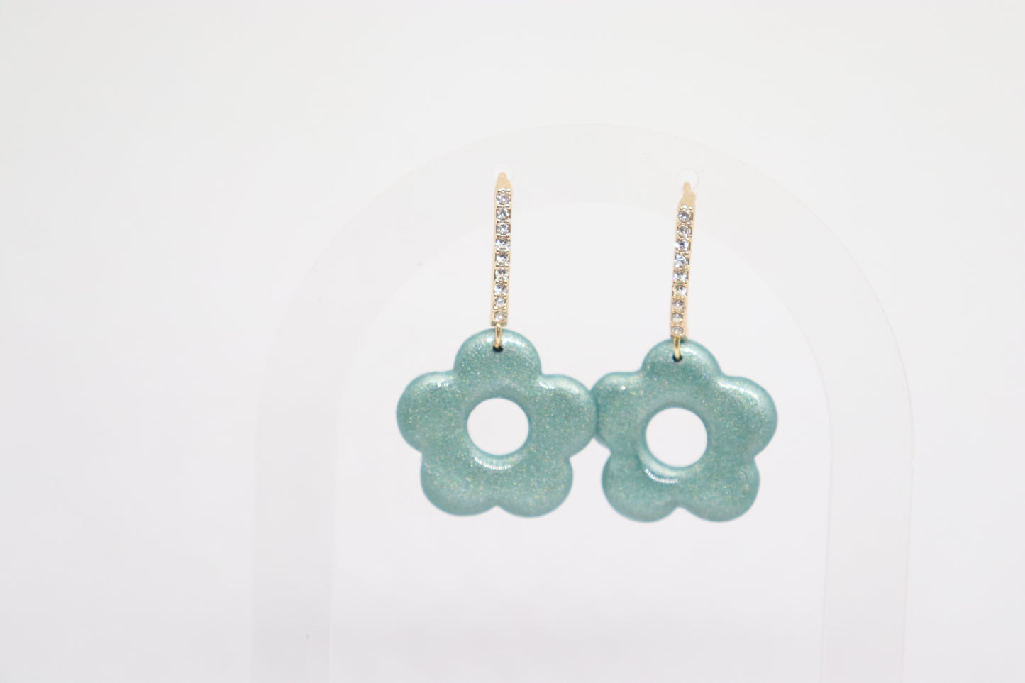 Groene oorbellen Blossom