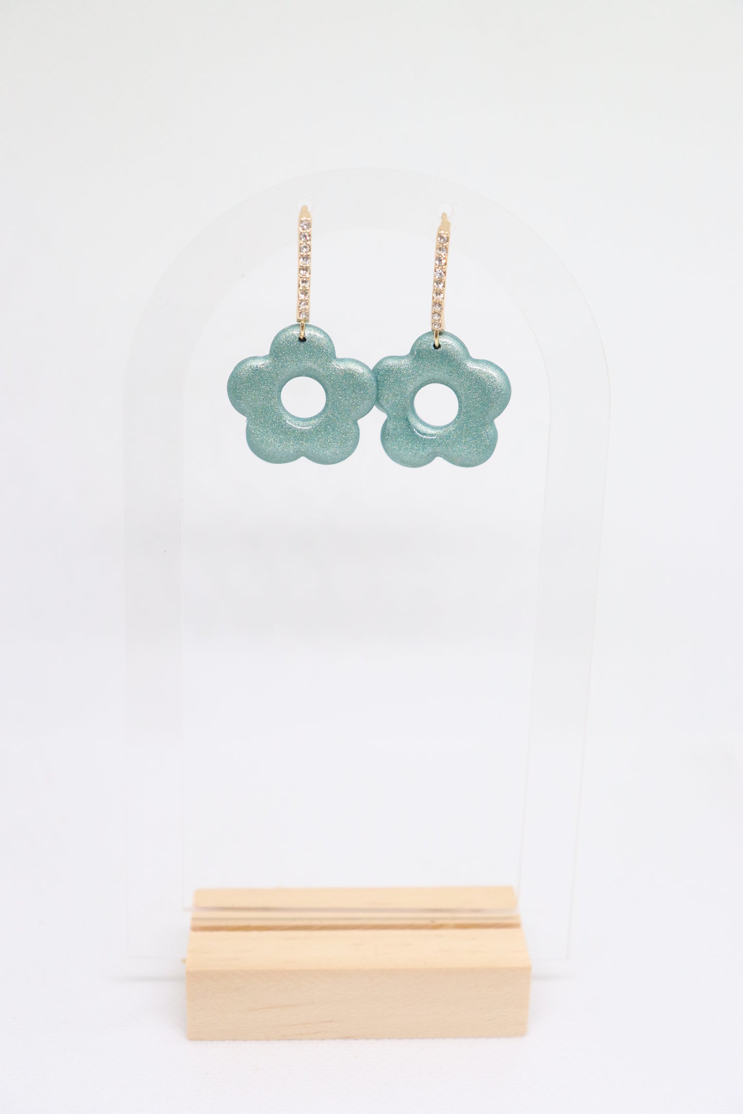 Groene oorbellen Blossom