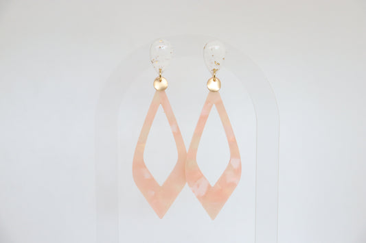Fleur oorbellen Blush