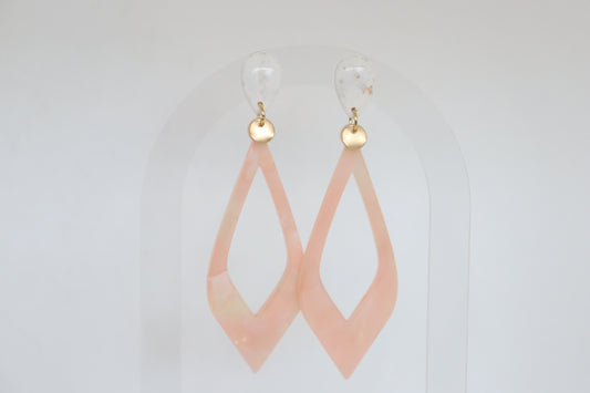 Fleur oorbellen Blush