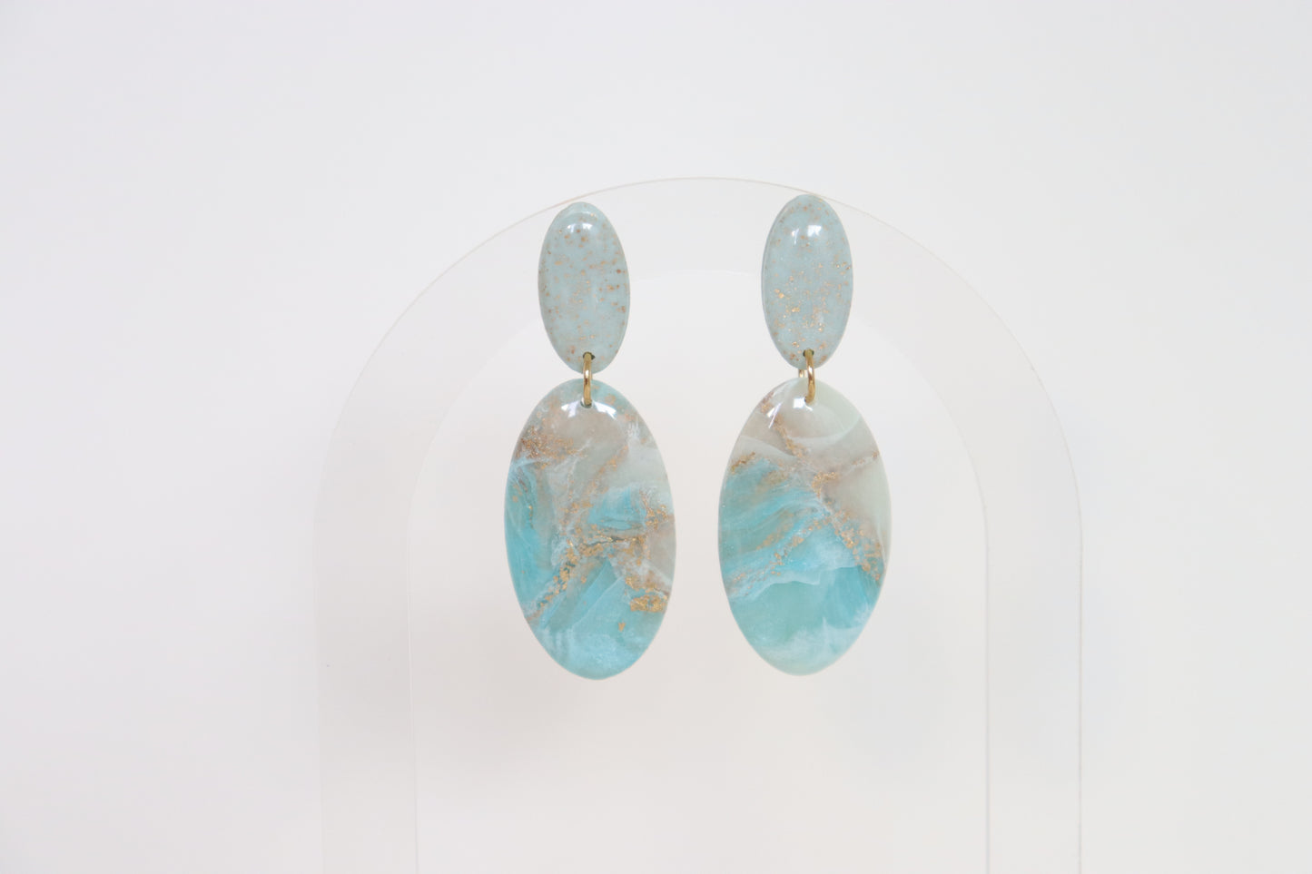 Agnes oorbellen blauw