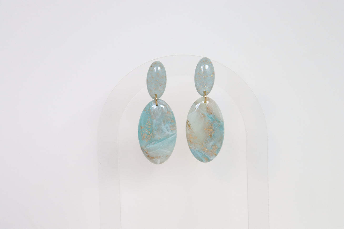 Agnes oorbellen blauw