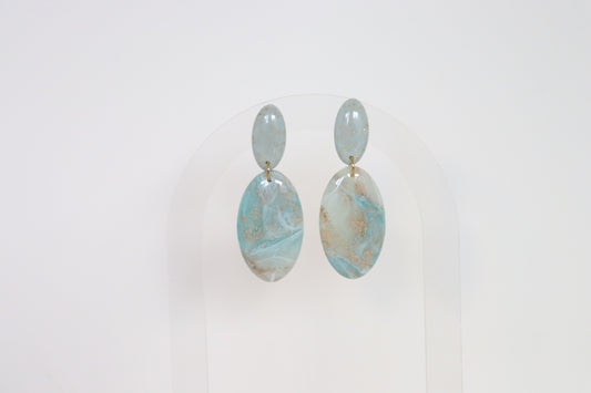 Agnes oorbellen blauw