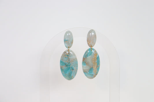 Agnes oorbellen blauw